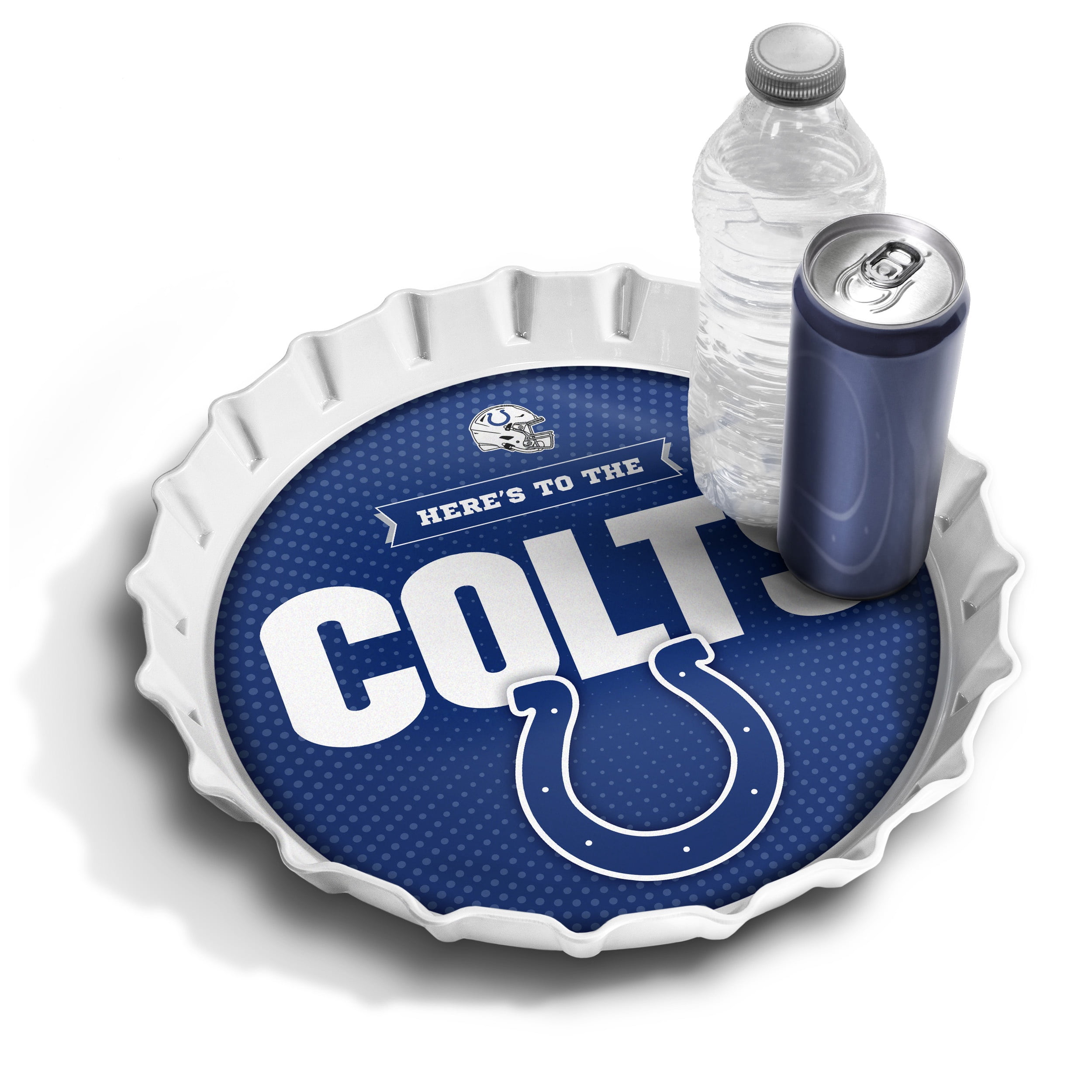 YouTheFan NFL Indianapolis Colts Bottle Cap Serving Tray