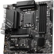 MSI Pro B760M-A WiFi DDR4 LGA 1700 Micro-ATX Motherboard, Black