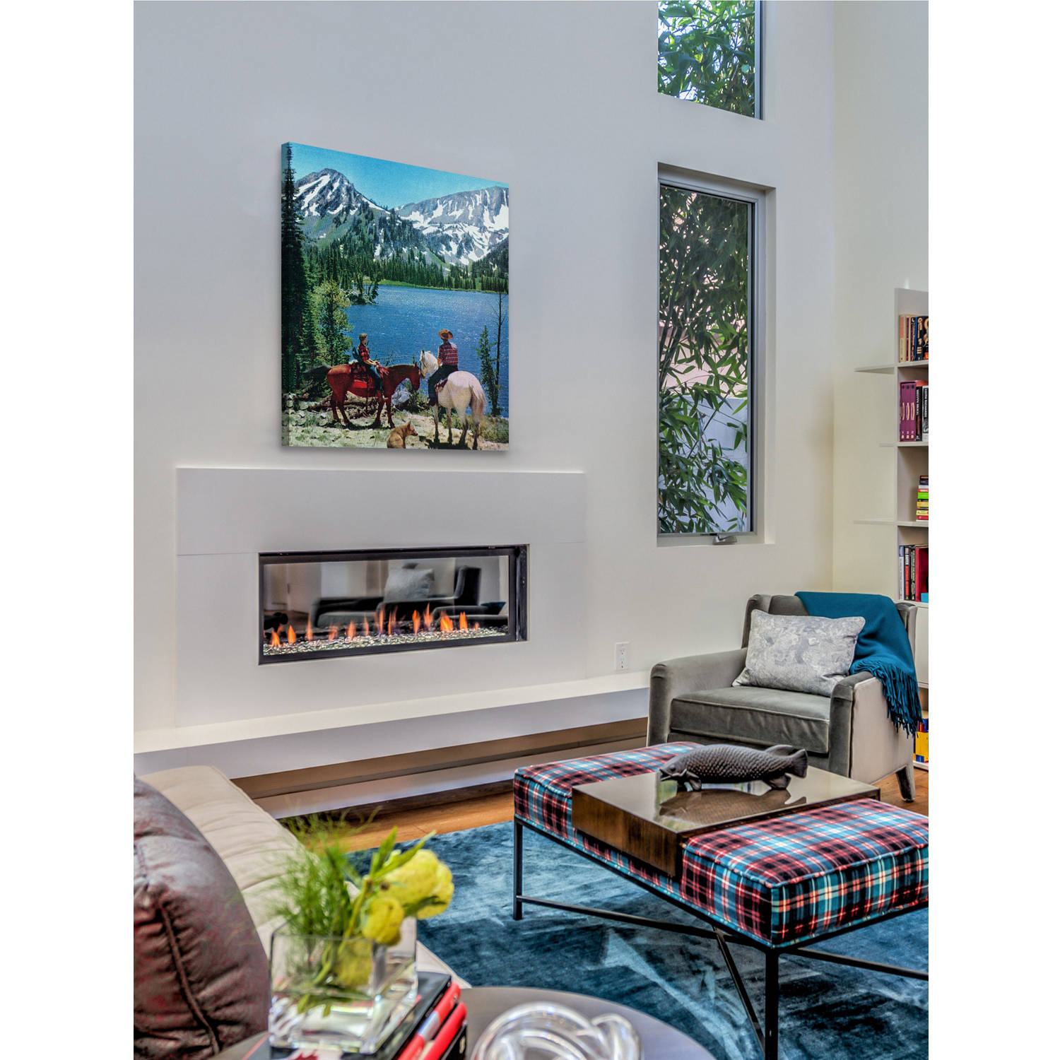 Marmont Hill "Wallows Mountains" Painting Print on Wrapped Canvas
