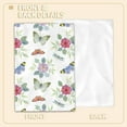 thumbnail image 3 of Watercolor Flowers,Dragonflies and Butterflies Hand Towels Set of 2 Decorative Hand Bath Towel for Bathroom Kitchen Accessories Hotel Spa Valentines Mothers Day Wedding Gifts 18 x 26 Inches, 3 of 6