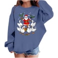 thumbnail image 1 of Birdeem Chandail à Capuchon de Noël pour Enfants, Manches Longues Imprimés Décontracté Ample Doublé Polaire Chaud Col Rond Tenue, 1 of 4