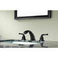 thumbnail image 2 of Anzzi L-Az186 Princess 1.2 GPM Widespread Double Handle Bathroom Faucet - Bronze, 2 of 2