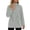Grey, variant on Waist Cinched Hooded Windbreaker Jacket for Women, Drawstring Slim Fit, Lightweight Casual Outerwear, 1 Piece, S-XXL, Plus Size Friendly
