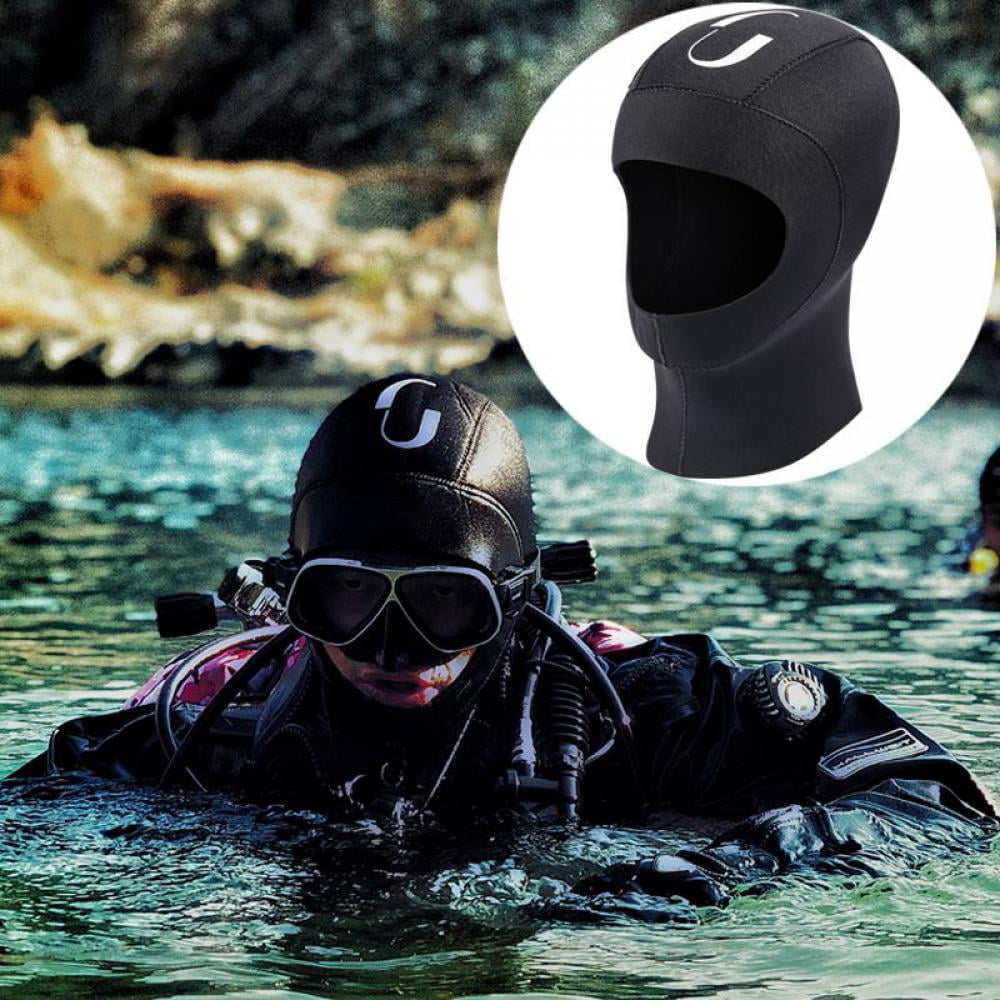 5mm Neoprene Diving Hood Wetsuit Diving Cap Unisex Warm Comfortable Stretchy Diving Mask for Snorkeling Surfing Kayaking Swimming Sailing Canoeing 1pc Xl