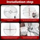 thumbnail image 4 of Pantalla Fire Pit Spark Hydream de acero inoxidable de 76 cm, 4 of 7