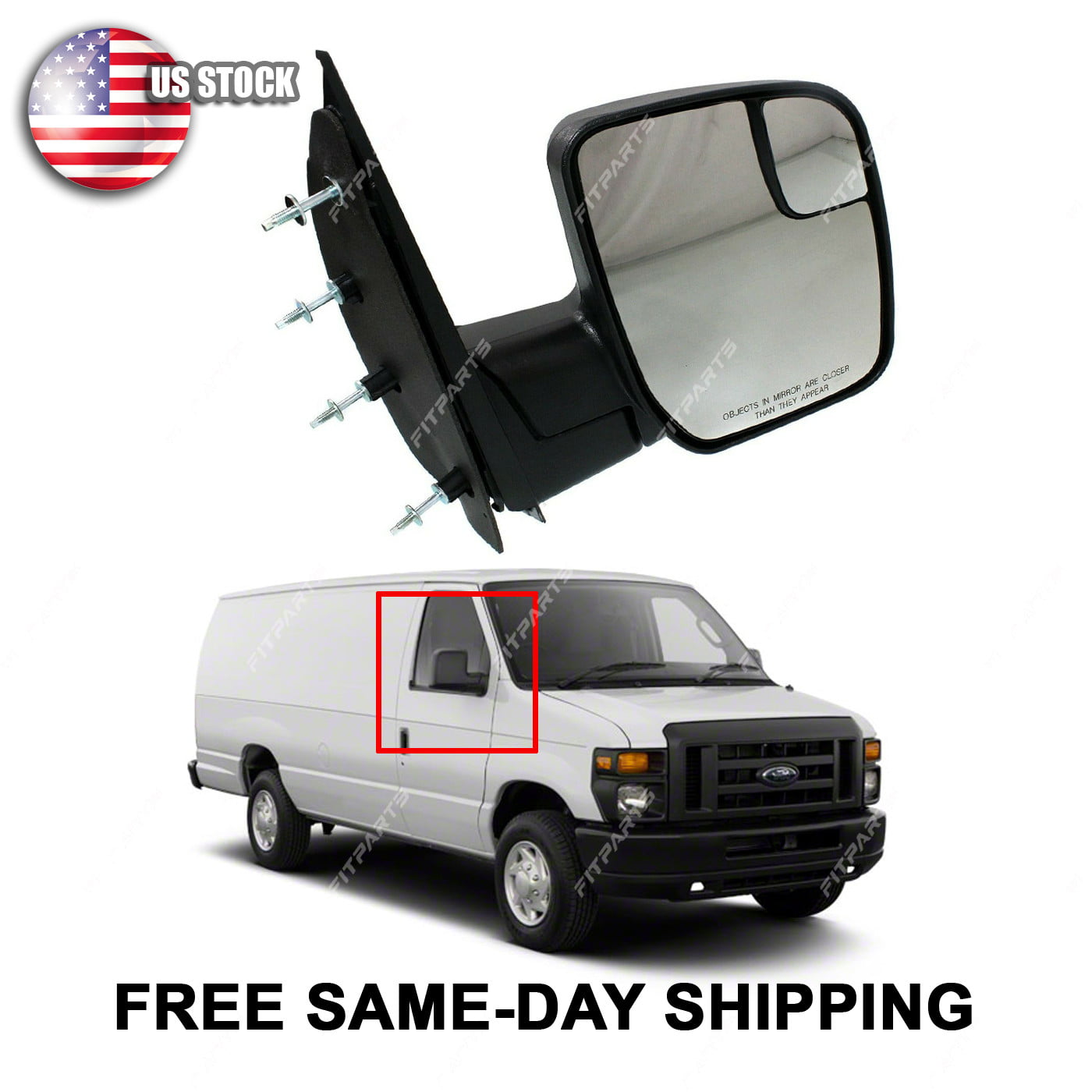 Manual Passenger Right Side RH Mirror for 2010-2014 Ford F150 F250 F350 F450 - Walmart.com 2014 Ford F 250 Passenger Side Mirror