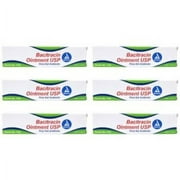 6 Pack Dynarex Bacitracin First Aid 1163 Antibiotic Ointment 1Oz Tube Each