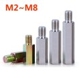 thumbnail image 2 of Nickel Plated Zinc Plate Carbon Steel Male Female Hex Standoff Pillar PCB Motherboard Mount Hexagon SpacerM2 M2.5 M3 M4M5 M6 M8, 2 of 4