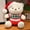 C, variant on WEGFTDUOP Christmas Jointed Bear Doll - White Cotton Plush Toy, 30x25x15cm, Sleeping Pose, Festive Gift & Home Decor (0.57lb)