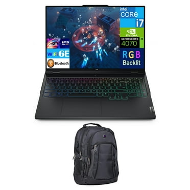 Lenovo Legion Pro 5 16IRX9 Gaming Laptop 16.0in IPS WQXGA Display (Intel i7-14700HX, 64GB DDR5, 2x2TB PCIe SSD (4TB), GeForce RTX 4070, RGB KB, WiFi 6E, Webcam, Win 11 Home) w/Premium Backpack