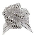 thumbnail image 2 of FQTANJU Pull Bow, Large, Organza, 6 Inches, 5 Pieces, Silver, 2 of 6