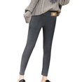 thumbnail image 1 of Gibobby Leggings de Invierno para Mujer Leggings ajustados gruesos de terciopelo cálidos de otoño e invierno para mujer de talla grande(Gris,XG), 1 of 5
