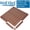 Brown, variant on 58 Pcs Plastic Interlocking Deck Tiles, 12"x12" Texture Plastic Patio Tiles, For Indoor Outdoor Use, Decking Tiles For Garden Lawn Swimming Pools Porch Poolside Balcony Backyard