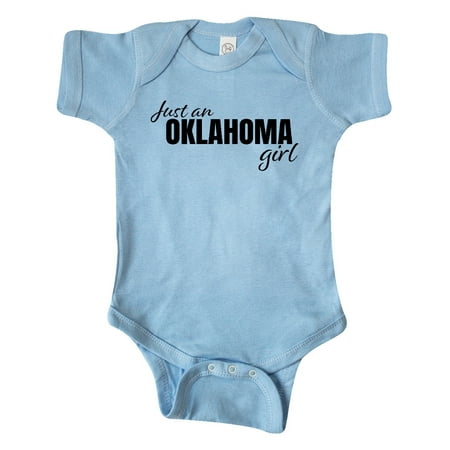 

Inktastic Just an Oklahoma Girl Born and Raised Gift Baby Girl Bodysuit