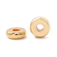 thumbnail image 3 of 20 pc 202 Stainless Steel Beads Disc/Flat Round Real 18K golden Plated 6x2mm Hole: 2mm, 3 of 3