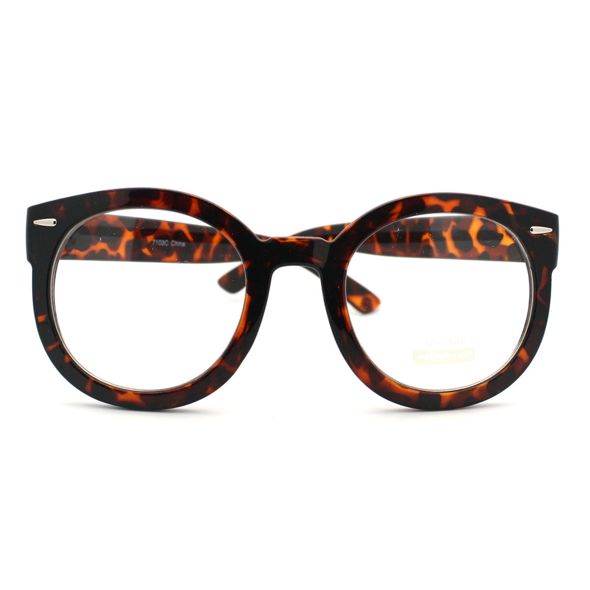 Progressive Eyeglasses Online with Largefit, Horn, Full-Rim Acetate/ Metal Design — Attitude in Clear/Black/Clear Melon by Eyebuydirect - Lenses