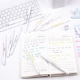 thumbnail image 3 of Xianyou-Stylos de Couleur Assortis 1.0mm, 12 Unités - Bille, Sans Saignement, Blanc - Parfait pour Journal Biblique, 3 of 4