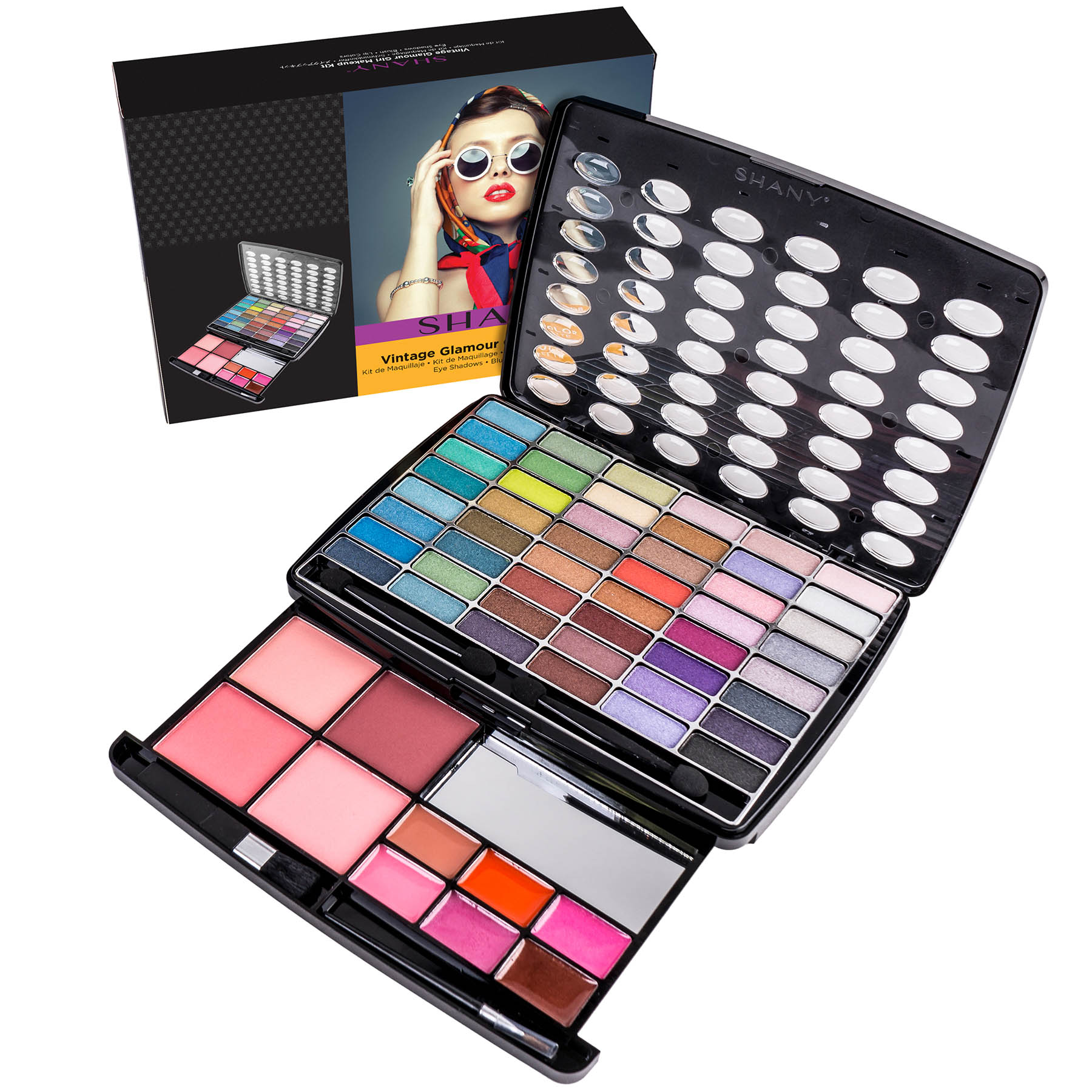 SHANY Glamour Girl Makeup Kit Eye shadow/Blush/Powder - Vintage 