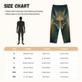 thumbnail image 3 of Logiee Vintage Pattern Fox Print Women Pajama Pants,Comfy Pj Bottom with Pockets & Drawstring,Stretch Casual Sleepwear-Medium, 3 of 6