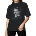 thumbnail image 2 of Visionary - Inventor Cosmic Portrait Women's T-shirt, 2 of 3