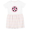 thumbnail image 3 of Inktastic Soccer Player Sports Lover Girls Toddler Dress, 3 of 5