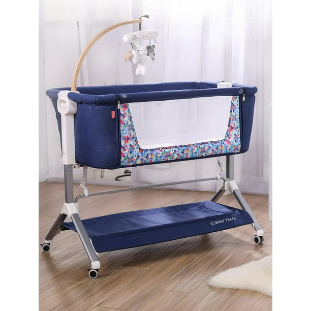 BabyTrace Multifunctional Baby Bedside Bassinet Sleeper Easy