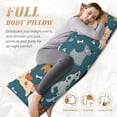 thumbnail image 5 of Lsque Dogs Body Pillow Case Cover,Ultra-Soft Microfiber Bed Pillow Cases 20x54 inches,Elegant Bedding,Breathable Durable Pillow Cover with Envelope Closure, 5 of 8