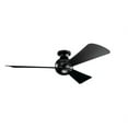 thumbnail image 2 of 330152SBK Kichler Lighting Sola - Ceiling Fan with Light Kit - 11 inches tall by 54 inches wide-Black Finish, 2 of 7