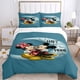 thumbnail image 1 of Disney Mickey Minnie Mouse Quilt Cover Pillowcase Bedding Three Piece Set Multi Size Comforter Duvet Cover Anime Bedding SetsEU Double 200x200cm Gao Jinjia LED, 1 of 2