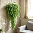 thumbnail image 5 of Artificial Hanging Ferns Plants,30.7inch UV Resistant Waterproof Fake Greenery Vines, Hanging Basket Filler for Indoor Wall Outdoor Garden Porch Patio Wedding Party Home Decoration, 5 of 5
