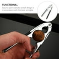 thumbnail image 4 of Worgeous Black Zinc Alloy Walnut Cracker for Home Use Lightweight Kitchen Tool 4.5x2.5 Inches, 4 of 7