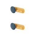 thumbnail image 4 of Matsuzay Soporte de almacenamiento Colgador de almacenamiento de alambre autoadhesivo de plástico Gancho de estante colgante para oficina en casa, azul y Type2 NO2 Matsuzay CBP166708, 4 of 6
