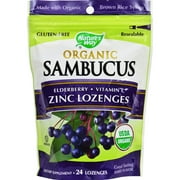 Nature'S Way Lozenge - Organic - Elderberr Zinc - 24 Count