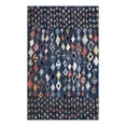 thumbnail image 3 of Unique Loom Morocco Collection Area Rug - Medina (5' 1" x 8' Rectangle Navy Blue/Gray), 3 of 7