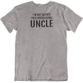 thumbnail image 1 of I'm Not Retired, I'm a Professional Uncle. T-Shirt for Men with Nieces & Nephews Light Grey, 1 of 8