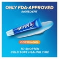 thumbnail image 3 of Abreva Docosanol 10% Cream Cold Sore Treatment Fever Blister and Cold Sore Cream, 3 pk./0.07 oz., 3 of 6