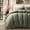 Dried Thyme, variant on EVERGRACE 100% Rayon from Bamboo Duvet Cover Set, King Size, Olive Green