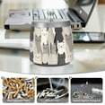 thumbnail image 6 of Yayeee Ashtray with Lid for Cigarette Smokeless Stainless Steel Home Ash Holder, Beige Cute Cats, 6 of 7
