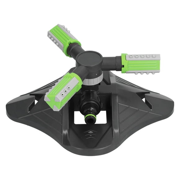 Lawn Water Sprinkler Automatic Flower Watering Device Three Prong Sprinkler for Garden Watering Gardening IrrigationGreen