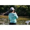 thumbnail image 5 of Realtree Wav3 Women's Long Sleeve Performance Fishing Tee, Mint, M, UPF 30+, Antimicrobial, 5 of 6