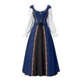 thumbnail image 7 of LEKWK Renaissance Dress for Women Lace-Up Long Sleeve Maxi Dress Vintage Medieval Dress Flowy Gorgeous Outfit for Halloween Cosplay Theme Party, 7 of 7