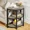 Black, variant on MAYEERTY Modern Mirrored Console Table Acrylic Veneer Eye-Catching for Home Office Decor