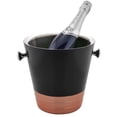 thumbnail image 6 of Sol Living Champagne Bucket - Double Wall Insulated Stainless Steel - Wine & Champagne Holder - Portable Chiller Bin for Bars, Parties, Commercial Use - Copper & Black Matte, 3.6 Qt, 6 of 7