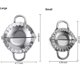 thumbnail image 2 of Dumpling Machine Stainless Steel Dumpling Mould Empanada Die Kitchen Accessories 2 Pieces, 2 of 4