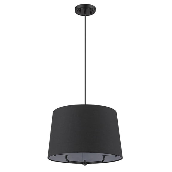 Trend Lighting TP30030BK Lamia 1-Light Matte Black Mini Pendant