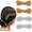 Gold Silver, variant on 4 count 5M Dreadlock Braids Hair Accessories Braiding Hair Deco Styling Braid Braided Elastic Cord Ornament   Wrapping Decorating ()
