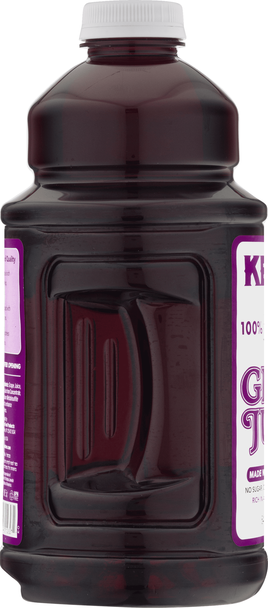 (2 pack) Kedem 100% Juice, Grape, 64 fl oz, 1 Count