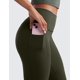 thumbnail image 4 of Pantalones CRZ YOGA Butterluxe de tiro alto acampanados 80 cm Oliva S, 4 of 4