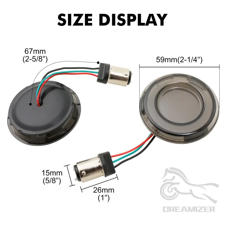 Riloer 4 stks 12 V Motorfiets 2 1156/1157 LED Richtingaanwijzer Riloer 4 stks 12 V Motorfiets 2 1156/1157 LED Richtingaanwijzer