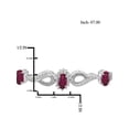 thumbnail image 5 of 3 1/3 Carat T.G.W. Ruby And White Diamond Accent Sterling Silver 4-Piece Jewelry set, 5 of 9